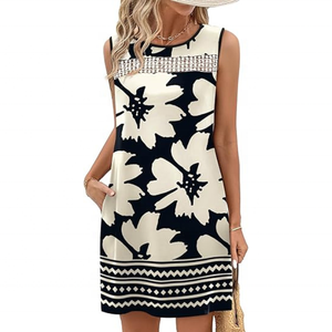 Vestidos de Verano WIHOLL para Mujer 2026, Vestido Mini de Encaje con Bolsillos para Vacaciones en la Playa y Moda de Primavera - Product Image 2