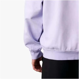 Sweat à capuche oversize en coton 100% imprimé sur mesure, teint uni, polaire brossé double couche, vente en gros pour hommes - Product Image 3