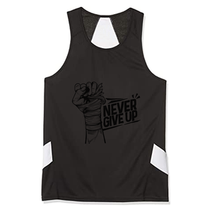 Fashionable <b>Men</b> Cotton Bamboo Fiber Casual Plus Size High Quality Bodybuilding <b>Singlet</b> Breathable Slim Fitness Tank Top Quick - Product Image 1