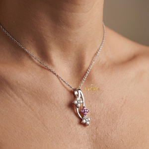 Elegante Collar con Colgante de Diamantes con Símbolo de Eternidad para Mujer, Joyería de Lujo en Oro para Compromiso, Boda, Aniversario, Novia - Product Image 5