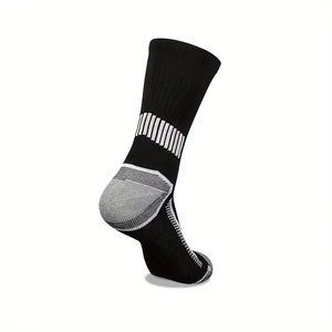 Crew Athletic <b>Socks</b> <b>Men</b> Women Breathable Knitted Sport <b>Socks</b> Black <b>White</b> Gray Solid Color Basketball Training Wear - Product Image 5