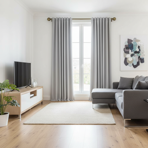 Remates esféricos modernos para barras de cortinas, barras y accesorios contemporáneos - Product Image 2