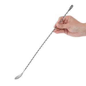 Cuillère à bar en métal de haute qualité, outil de mélange de cocktails, agitateur de boissons à long manche, ustensile professionnel pour barman, accessoire de bar - Product Image 5
