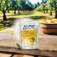 Halal 100% Gevriesdroogde Ananas Zoete Bevroren Fd Gedroogd Fruit Kant-En-Klare Voorraden Van Natuurlijke Producten