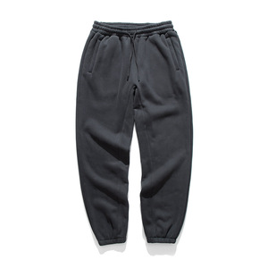 Nouveauté 2026 – Pantalon de jogging ample en coton pour homme, style streetwear décontracté, avec logo personnalisé, coupe oversize, jambe large et rayures latérales superposées – Vente en gros - Product Image 5