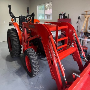 Kubota L3400 tractor powerful agricultural machinery for farming field <b>cultivation</b> soil preparation plowing loader use - Product Image 4
