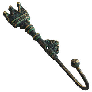 Colgador de Llaves de Metal con Diseño Decorativo, Múltiples Ganchos para Colgar en la Pared, Pintado, para Colgar Ropa, Abrigos y Sombreros Pequeños de Estilo Vintage - Product Image 6