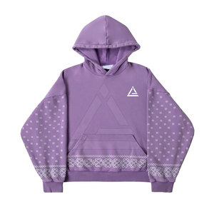 เสื้อฮู้ดดี้โอเวอร์ไซส์ทันสมัย ออกแบบสำหรับผู้ชายที่มองหาเสื้อผ้าลำลองที่สวมใส่สบาย พร้อมเสน่ห์สไตล์สตรีทแวร์ร่วมสมัย - Product Image 4