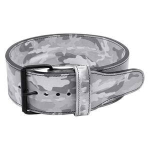 Nuevo Cinturón de Powerlifting Personalizado Blanco Camuflado de 10 mm con Hebilla Simple de Cuero, Cinturón de Levantamiento de Pesas Unisex para Entrenamiento en el Gimnasio - Product Image 6