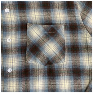 เสื้อเชิ้ตแขนยาวสไตล์สตรีทแวร์ ปักโลโก้ได้ตามต้องการ ขอบดิบ ผ้าฝ้ายลายสก็อต เสื้อเชิ้ตทำงานผ้าแฟลนเนล MOQ ต่ำ สำหรับผู้ชาย - Product Image 5