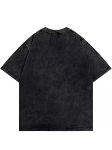 Latest Design Knitted 100% Cotton Short Sleeve Custom <b>Men's</b> Formal O-Neck Regular Fit Embossed Print Breathable Quick Dry 260g - Product Image 2