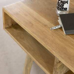 Table console Vandana Elara Vertex avec rangement en bois de manguier - Product Image 3