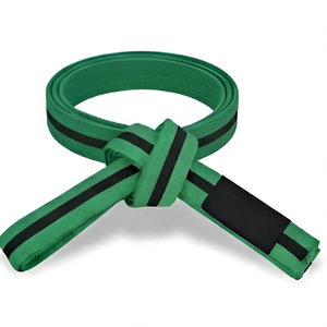 Cinturones de Taekwondo de Algodón con Diseño de Rayas de Color Personalizables, Cinturones de Karate de Doble Costura para Entrenamiento Avanzado, Ropa de Artes Marciales Unisex - Product Image 3