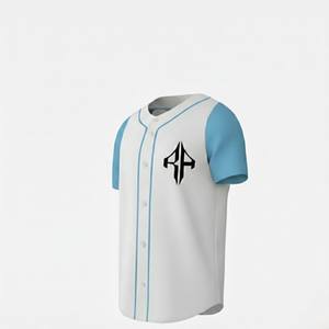 Camisetas de Béisbol con Impresión Digital de Alta Calidad, 100% Poliéster, Manga Corta, Cuello en V, Transpirables, por RIVIAN ATLANTIC - Product Image 4