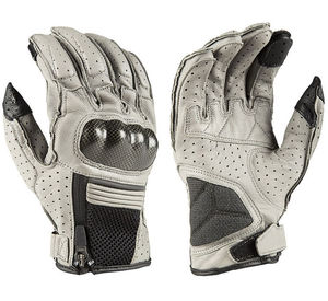 Gants de moto en cuir pour sports de plein air, antidérapants, imperméables, respirants, protection complète des doigts - Product Image 1