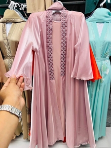 2026 Attractive Dubai Abaya for Women Hand Work Kaftan Traditional Islamic Clothing and Accessory Designed for Muslims - Product Image 4