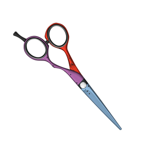 Ciseaux de coiffure multicolores en titane, ciseaux de salon en acier inoxydable, lame tranchante, ciseaux de barbier - Product Image 4