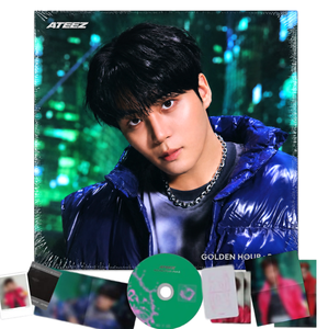 ATEEZ GOLDEN HOUR Part.5 Álbum Digipack [Versión JONGHO] Cubierta para CD, Photocard, Folleto, Póster, Foto Instantánea (Bad) Música K-Pop Coreana - Product Image 3