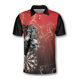 Diseño de Moda, Diseño por Sublimación, Camisetas Polo Personalizadas para Dardos, Diseño de Camiseta de Dardos Personalizada, Camisetas Polo para Dardos - Product Image 2