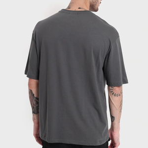 Wholesale Factory Rapid Sports Best Quality Men <b>Boxy</b> <b>T</b>-<b>Shirts</b> 100% Cotton Oversized Solid Short Sleeve Breathable - Product Image 5