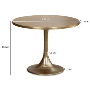 Mesa de Centro Redonda Moderna y Simplemente Icónica, Diseño de Mediados de Siglo, Muebles Hechos a Mano para Sala de Estar - Product Image 5