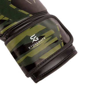 Gants de boxe en cuir véritable de haute qualité avec logo personnalisé et sangle de poignet réglable pour l'entraînement et le conditionnement MMA 2026 - Product Image 3