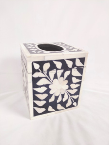 กล่องทิชชู่ฝังกระดูกทำจากไม้ของขวัญสำหรับบ้านโรงแรมร้านอาหารสำหรับผ้าเช็ดปากสำหรับภรรยาและเพื่อนจากอินเดีย - Product Image 2