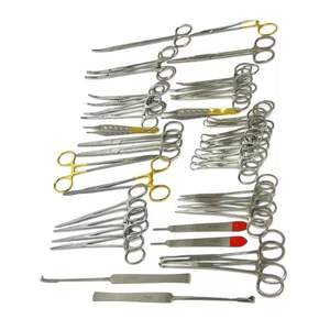141 pièces d'instruments chirurgicaux vétérinaires pour stérilisation canine et féline en acier inoxydable - Product Image 1