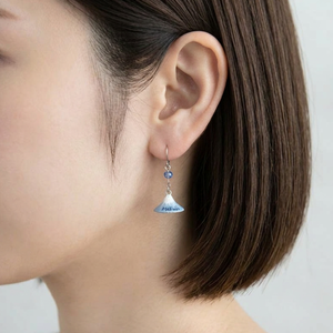 Handmade in Japan Mt. Fuji <b>Earrings</b> 3-Pair Assorted Set Japanese Mountain Motif Jewelry for Gift Shops - Product Image 4