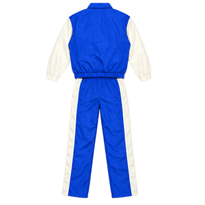 Conjunto Deportivo Zeta Phi Beta para Mujer, Azul Rey y Crema, Sudadera con Media Cremallera, Pantalones Deportivos, Estampado Dove Finer Woman 1920, Dos Piezas, Sorority - Product Image 4