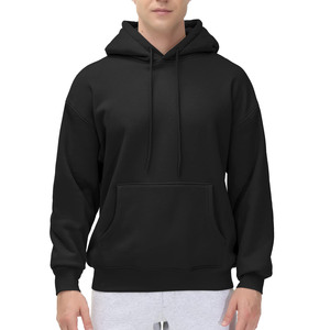 Sudadera con puños elásticos para hombre, ropa urbana básica, mezcla de algodón, peso pesado, 100% algodón, sudadera de alta calidad para hombre - Product Image 6