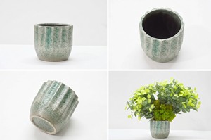 Premium Hammered Texture Green Antique Color Nickel Plated Aluminum Flower <b>Vase</b> Luxuries Style <b>Vase</b> for Luxuries Home & Wedding - Product Image 6