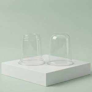 Gobelets en plastique PP en gros avec couvercle dôme de 95 mm, gobelets jetables transparents de 12 et 16 oz pour boissons froides, café, thé - Product Image 1