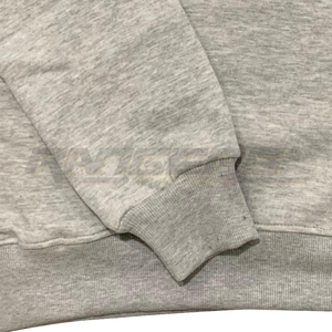 Sudadera de Cuello Redondo, Color Gris Jaspeado, Felpa de Algodón, Corte Raglán, Estampado Gráfico Personalizado, Unisex, Moda Casual, Sudadera para Otoño - Product Image 5