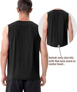 Camiseta Deportiva sin Mangas de Secado Rápido y Ajuste Ceñido para Baloncesto, Entrenamiento, Running, Transpirable, Chaleco para Hombre - Product Image 5