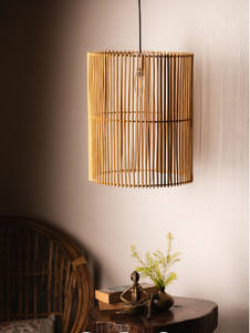 Modern Hanging <b>Lights</b> Customizable Natural <b>Rattan</b> <b>Pendant</b> Lamp Bamboo Material for Home & Hotel-ODM Supply - Product Image 5