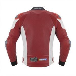 Men’s Genuine Cowhide Leather Motorcycle Racing Jacket/Chaquetta CE Level 2 Protective Gear with Hump - Product Image 2