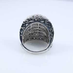 3.93 Ct Round & Baguette Cut Natural White Diamond Engagement Wedding <b>Ring</b> for <b>Women</b> 925 Sterling Silver Wholesale - Product Image 3