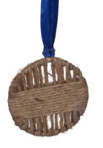 Tapis en rotin faits à la main, design moderne en forme de cœur, durables, imperméables, personnalisables en usine, décoration de Noël à suspendre, intérieur/extérieur - Product Image 6