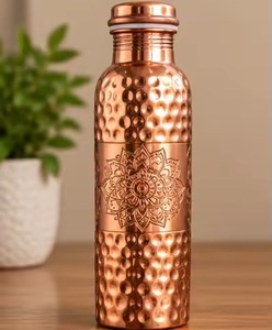 Handmade Copper Water Bottle Best Quality 1000ml Tumbler/<b>Mug</b> Vintage Sport Eco Design Leak Proof & Joint Free - Product Image 3