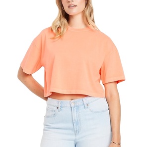 Camisetas Cortas de Verano para Mujer, Tallas Grandes, Corte Regular, Casuales, de Manga Corta, Transpirables, Ecológicas, Holgadas - Product Image 1