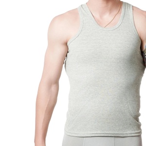 2025 Summer Pure Cotton <b>Men</b> Tank Tops Sleeveless Boys T shirt Teenagers <b>Vest</b> T-shirt Plus Size Man Sport Black <b>White</b> Gray - Product Image 2