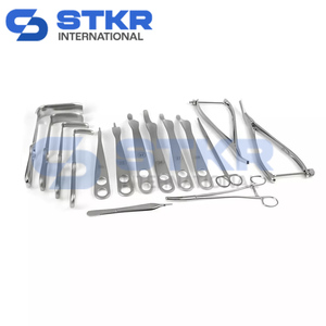 ชุดเครื่องมือผ่าตัดทั่วไป STKR INTERNATIONAL พร้อมด้ามจับสีเขียวอมฟ้าและเครื่องมือสแตนเลสสำหรับการผ่าตัดกระดูกและข้อ - Product Image 2