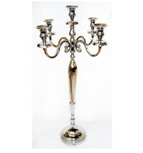 Candélabre de mariage le plus vendu, chandelier à 5 têtes en métal, support de bougie de luxe sur pied, décoration artisanale pour la maison - Product Image 2