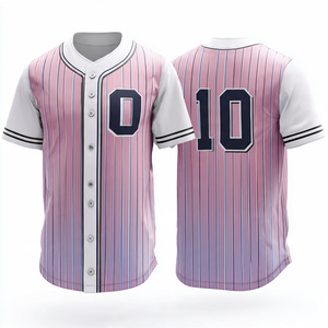 Maillots de baseball personnalisés en sublimation pour hommes – Vente chaude – Uniformes d'équipe et de club – T-shirts de sport à séchage rapide - Product Image 1