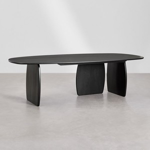 Vandana Grand Neo Oval <b>dining</b> <b>table</b> 260x120 cm in Agathe mango wood - Product Image 3