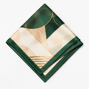 Foulards carrés en soie légers et doux pour femmes - Respirants, élégants, pour un style décontracté et un usage quotidien - Product Image 1