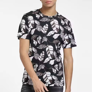 Camiseta de Hombre de Alta Calidad 100% Algodón con Impresión Personalizada, Color Gris con Patrón Sólido, MOQ Bajo, Diseño Propio, Logotipo de Marca - Product Image 3