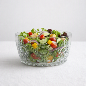 ชามพลาสติกใสลายนูนสำหรับใส่สลัด ผลไม้ ซีเรียล ขนมขบเคี้ยว - Product Image 3