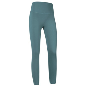 High Quality Women <b>Leggings</b> <b>Summer</b> Knitted Spandex/Polyester High Waist Comfortable Simple Design Basic Style All Seasons - Product Image 2
